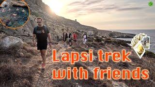 Lapsi  trek with friends Malta