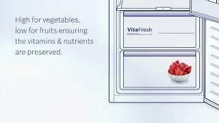 Bosch Home UK |  Keeping your food fresh for longer with VITAFRESH