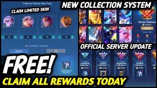 NEW COLLECTION SYSTEM IS HERE! CLAIM ALL REWARDS NOW (ORIGINAL SERVER) - MLBB