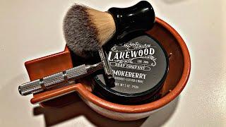 A Shave With The RazoRock Lupo / Lakewood Soap Smokeberry