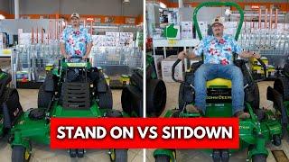 Zero Turn Mower Stand On Vs. Sit down ?| Which is more Comfortable