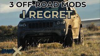 3 OFF-ROAD MODS I REGRET ON MY JEEP GRAND CHEROKEE WK2