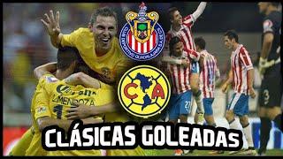 Las 7 goleadas más escandalosas del Clásico América-Chivas