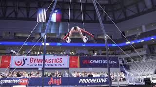 Brody Malone  - Still Rings - 2021 U.S. Gymnastics Championships - Senior Men Day 2