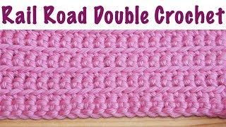 Blossom Crochet: Rail Road Doubles, US Single (simple, neat & texture!)