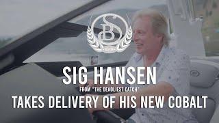 Captain Sig Hansen Taking Delivery of the First 2023 Cobalt R8 Surf