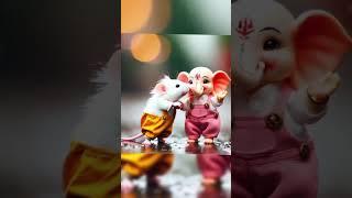 Ganesh Ji and Musak Ji's Divine Moment | Blessings and Joy #reel #ganeshji #ganeshjinewstatus #funny