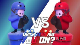 FALL GUYS LIVE | CUSTOM LOBBIES | BLUE vs RED (PS4) #fallguys