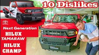 Toyota Hilux Tamaraw Hilux Champ 10 Most Dislikeable Features for the Ph version Cons Exposed Issues