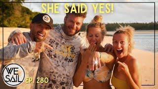 She Said YES!!! - A Surprise Proposal Sailing in Tonga | Episode 280