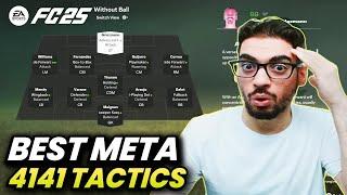 BEST META 4141 FORMATION AND CUSTOM TACTICS IN FC 25 ULTIMATE TEAM