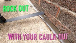 Satisfying Caulking | How To Caulk Brick/Concrete