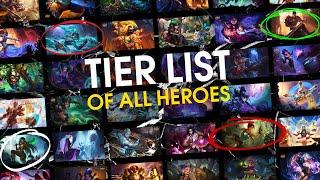 Tier List. Which Heroes to Level? Relevance of all heroes. Detailed review, 2024 | Hero Wars Mobile