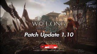 Wo Long Update Patch 1.10