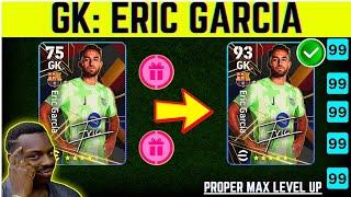 FREE GK | Eric Garcia Best Training..! | Gk Eric Garcia Efootball | MSN TRIO | Efootball 2025