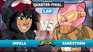 Impala vs Sandstorm - Elimination Quarter-Final - Brawlhalla World Championship 2023 - LAN 1v1