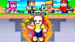 HUNTERS vs IMPOSTOR Speedrunner In Minecraft!