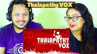 Thalapathy Vox | Isaipettai | REACTION | Mr. & Mrs. Pandit