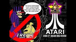 Xtreme Gaming Cabinets That's SHAR-KADEs Drive Embarrassment - Atari Custom Arcade Strandup (Review)