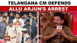 Telangana CM Revanth Reddy Defends Allu Arjun's Arrest In Fatal Incident At Pushpa 2 Screening