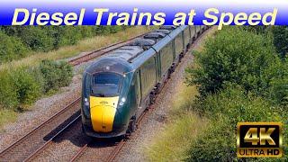 UK Diesel Trains at Speed in 4K (2024 Edition)