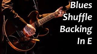 Blues Shuffle Backing Track in E