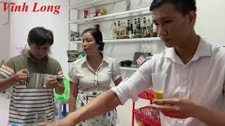 BUỔI DẠY THỰC HÀNH NGHỀ PHA CHẾ CỦA TT DẠY NGHỀ NHẬT TÂN   VĨNH LONG    BC