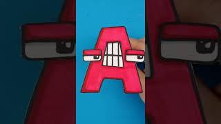 ALPHABET LORE but in Real Life - DIY A letter #shorts #alphabetlore