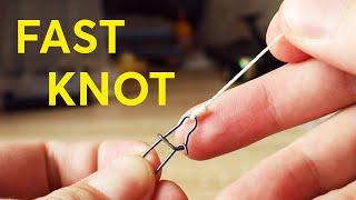 How to tie fishing snap, Fast fishing knot