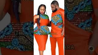 Latest African fashion dress styles for couples 2022