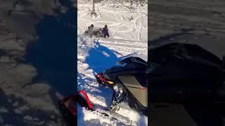 Осторожно снегоход! Фейлы три!