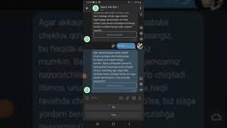 TELEGRAM SPAMDAN 1 minutda chiqish