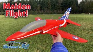 Arrows RC BAe Hawk 50mm EDF Jet Maiden Flight Review