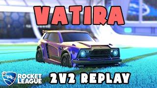 Vatira Ranked 2v2 POV #548 - Rocket League Replays