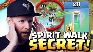 Revealing SECRET to double SPIRIT WALK value! RC solos the WHOLE BASE! Clash of Clans