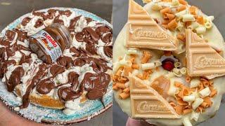 Perfect & Easy Chocolate Dessert Candy Donut Cake Decorating Ideas | Yummy Nutella Food Compilation