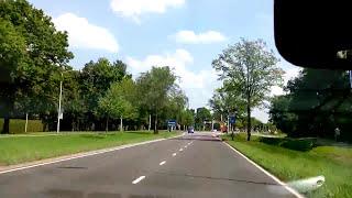 Car DashCam Driving from Enschede to Oldenzaal and back - the Netherlands Part4