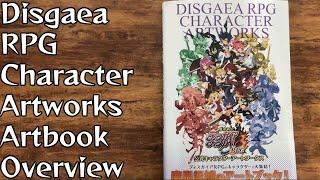 Disgaea RPG Character Artworks Artbook Overview