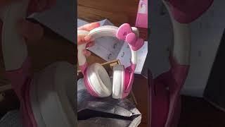   unboxing hello kitty razer headphones !! | 𝘀𝗵𝗼𝗿𝘁