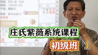 紫微斗数系统学习全套课程，初级班1