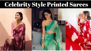 Celebrity Wear Bollywood Style Soft Silk Digital Printed Saree | #sareeswag #bollywoodsaree