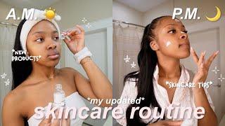 my *UPDATED* skincare routine ‍️ | morning & night