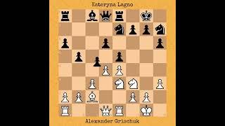 Wife vs Husband | Kateryna Lagno vs Alexander Grischuk | World Blitz Championship, 2015 #chess