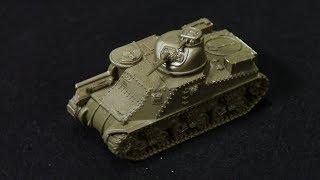 Unboxing & Assembled - Flames Of War M3 Lee Platoon by Battlefront Miniatures (Fow)