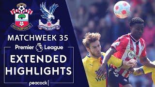 Southampton v. Crystal Palace | PREMIER LEAGUE HIGHLIGHTS | 4/30/2022 | NBC Sports