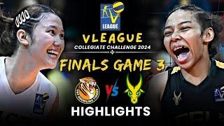 UST VS. FEU Full Game Highlights | FINALS Game 3  | V-League Collegiate Challenge 2024