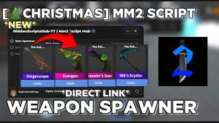 [] MM2 SCRIPT WEAPON SPAWNER + DUPE OP MURDER MYSTERY 2 SCRIPT DIRECT LINK/PASTEBIN LATEST 2025 ️