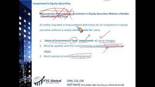 Investment in Equity securities and Equity Method