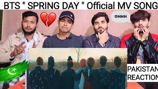 Bts " Spring Day " Official mv Song - Abaid Official - Pakistani Reaction 