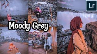 Moody Grey Preset | Tutorial Edit Moody Gray - Lightroom Free Presets DNG XMP | #ItsSella